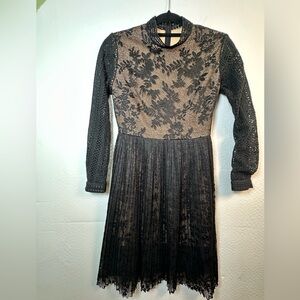 Elegant Black Lace Dress